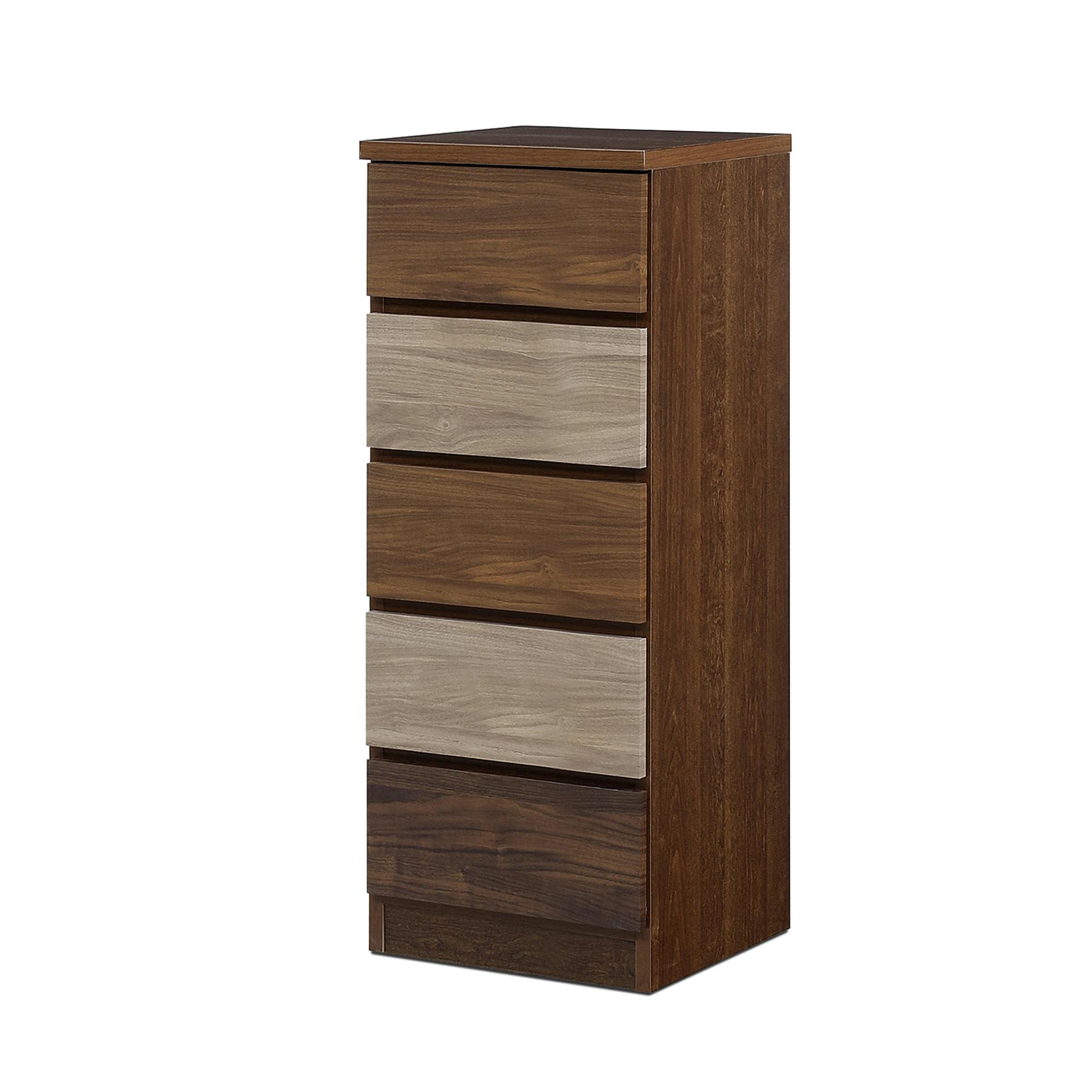 nakakei チェスト ワルツ 幅40cm 5段 ブラウン 洋服タンス シンプル 収納 464255【別送品】