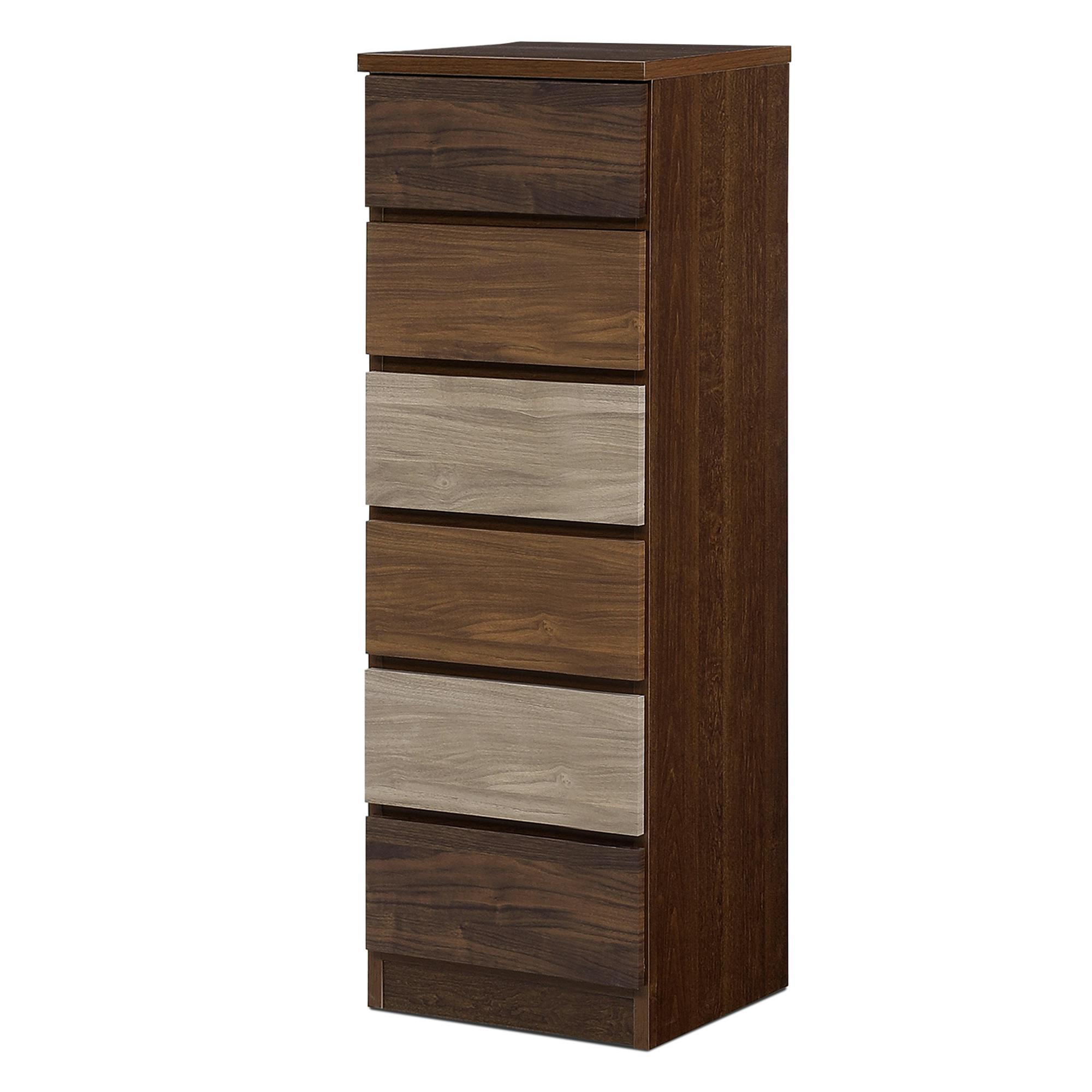 nakakei チェスト ワルツ 幅40cm 6段 ブラウン 洋服タンス シンプル 収納 464257【別送品】