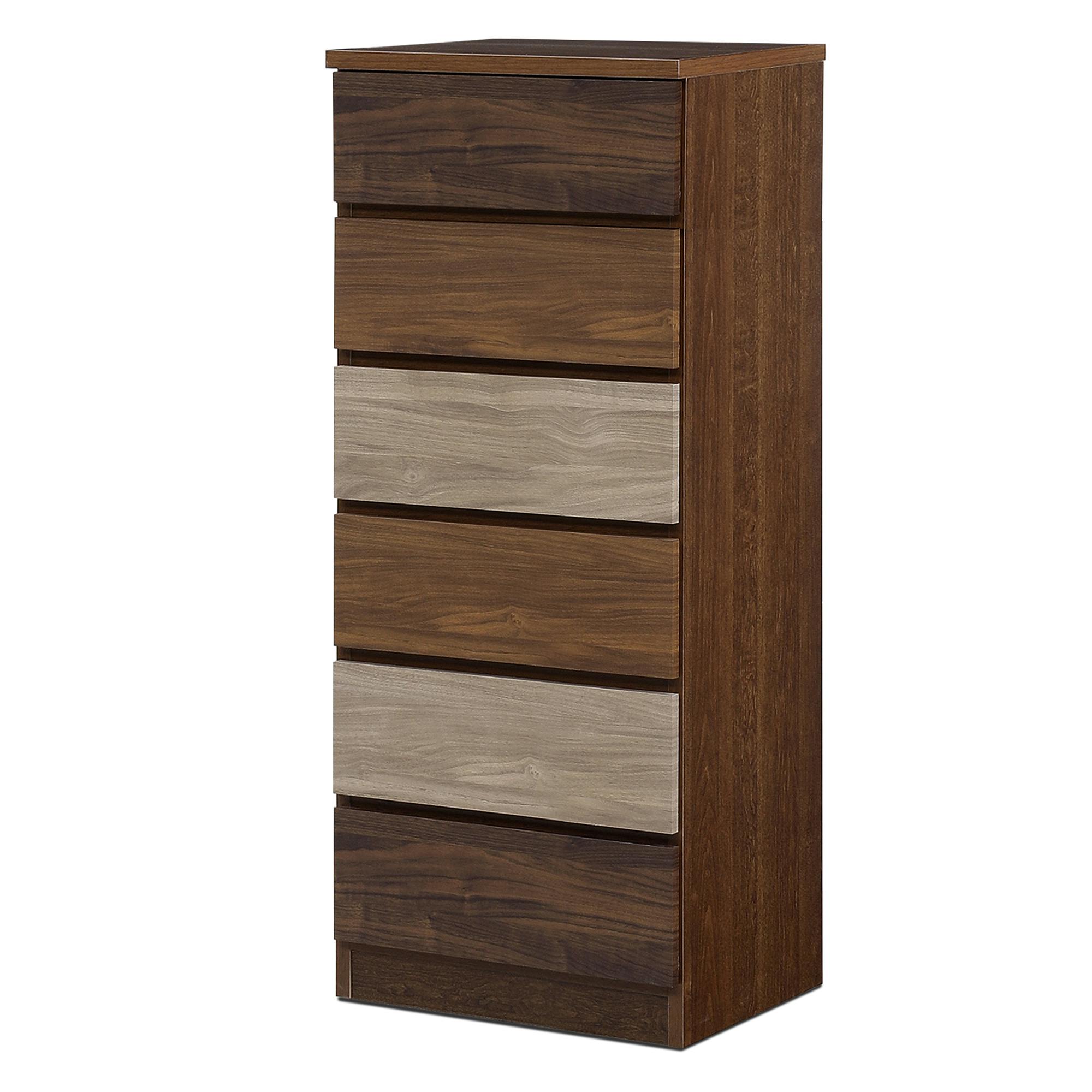 nakakei チェスト ワルツ 幅50cm 6段 ブラウン 洋服タンス シンプル 収納 464265【別送品】