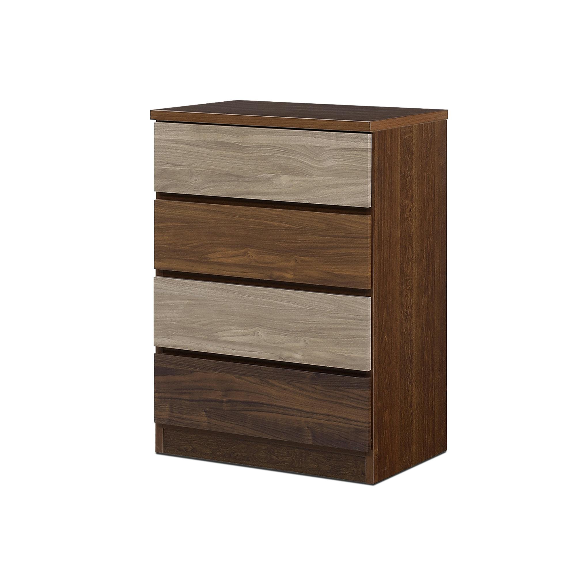 nakakei チェスト ワルツ 幅60cm 4段 ブラウン 洋服タンス シンプル