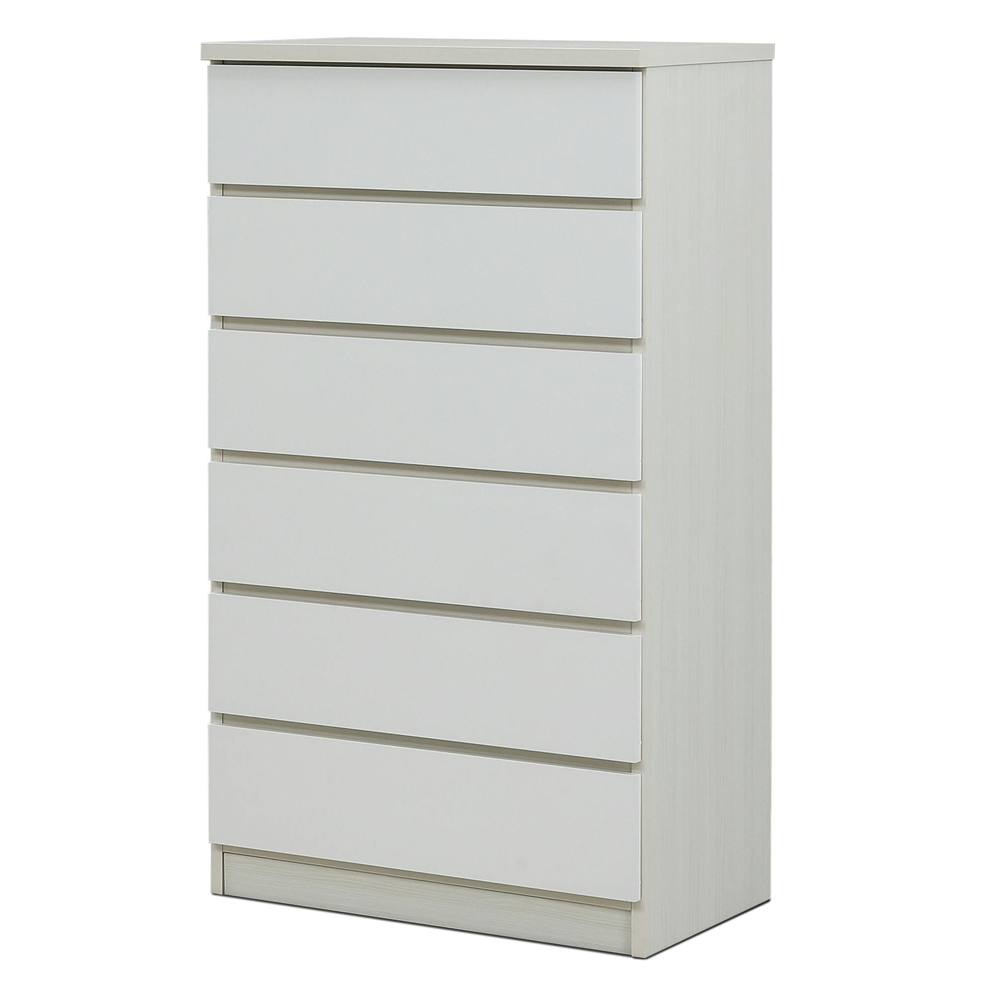 nakakei チェスト ワルツ 幅70cm 6段 ホワイト 洋服タンス シンプル 収納 464282【別送品】