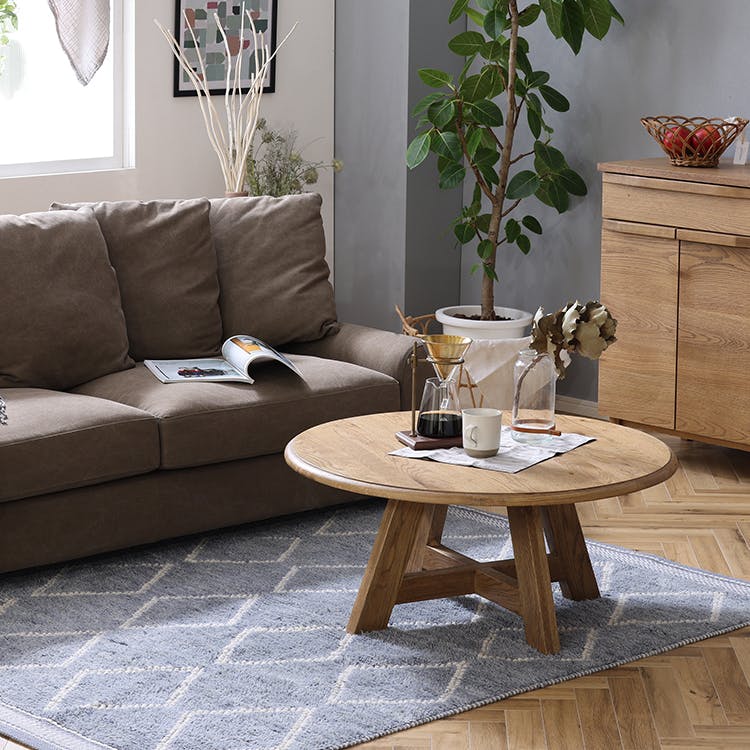 nora. センターテーブル ミリー3 ナチュラル リビングテーブル ミニ