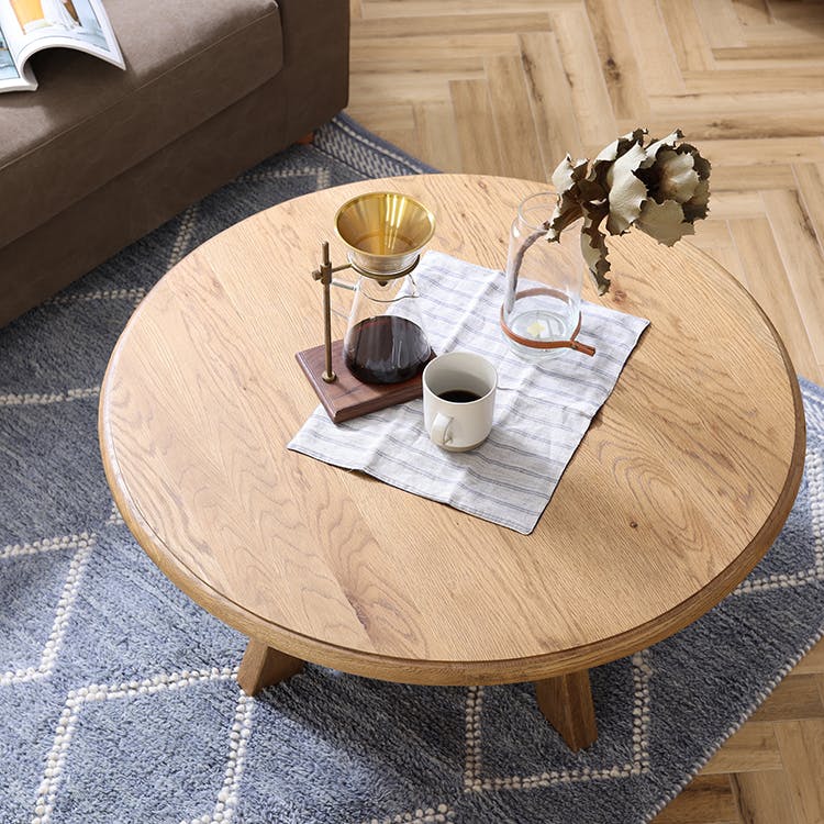 nora. センターテーブル ミリー3 ナチュラル リビングテーブル ミニ