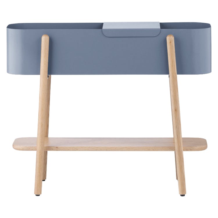 nora. プランター アスピ 幅90cm 2段 グレー シェルフ 観葉植物 ラック 468196【別送品】