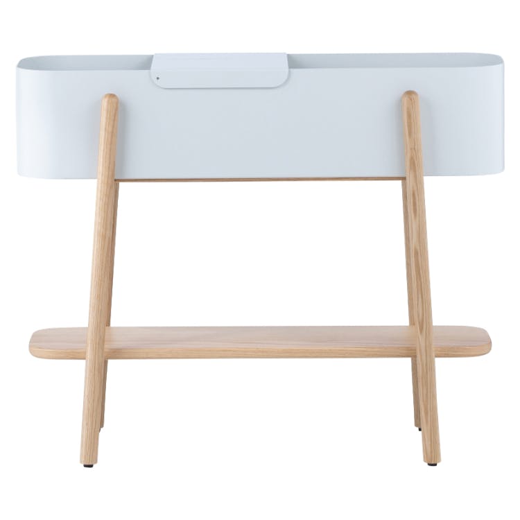 nora. プランター アスピ 幅90cm 2段 アイボリー シェルフ 観葉植物 ラック 468197【別送品】