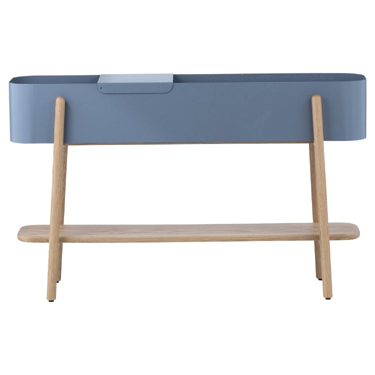 nora. プランター アスピ 幅120cm グレー シェルフ 観葉植物 ラック 468202【別送品】