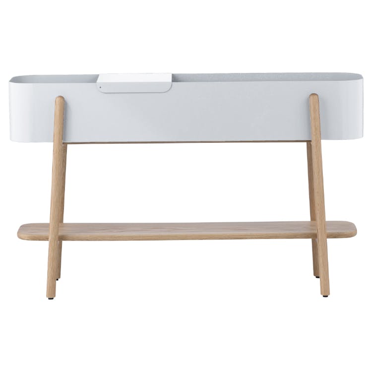 nora. プランター アスピ 幅120cm アイボリー シェルフ 観葉植物 ラック 468203【別送品】