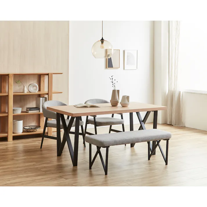 to meet ダイニングテーブル ゼニス 幅150cm ナチュラル ダイニング 食卓 団らん 469970【別送品】