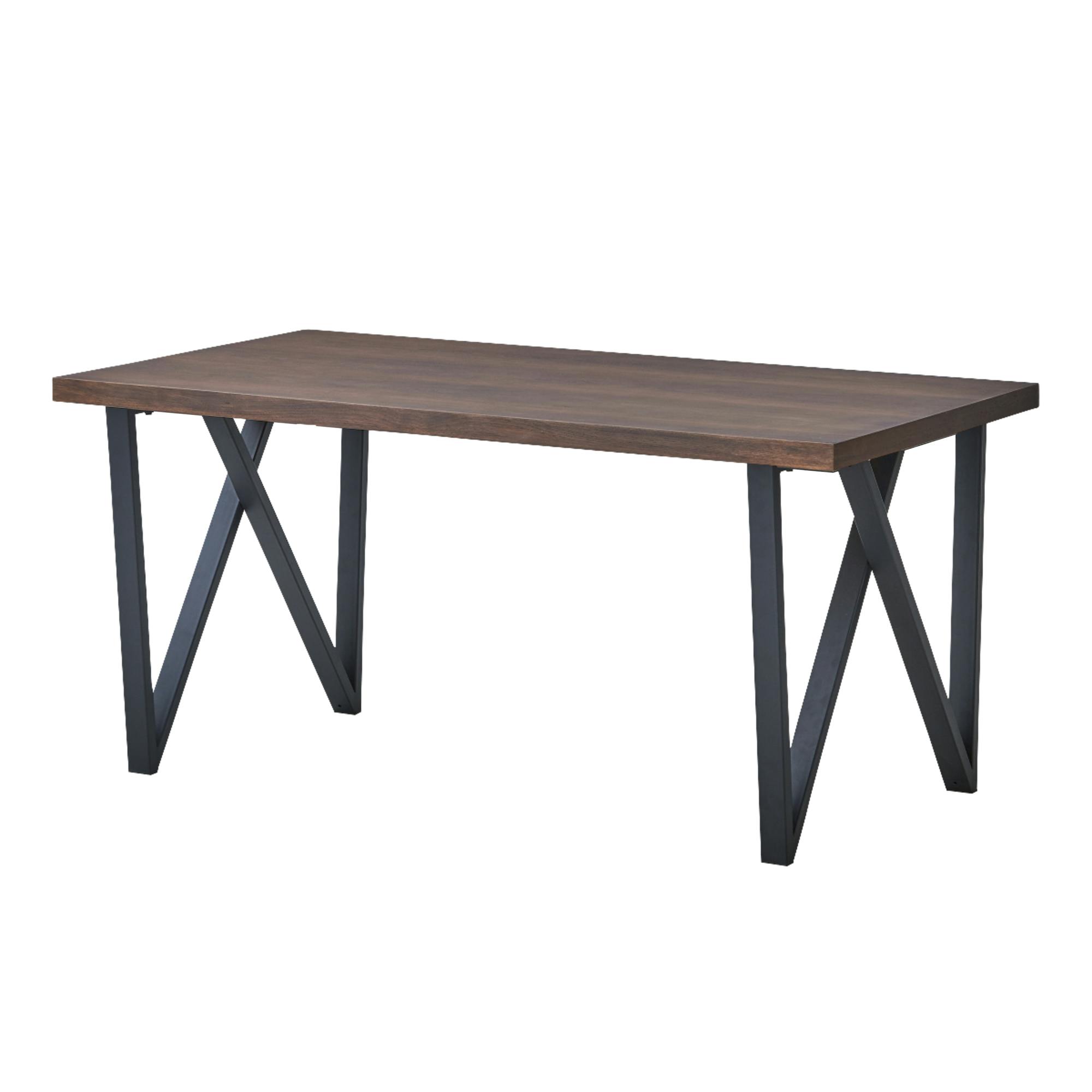 to meet ダイニングテーブル ゼニス 幅150cm ブラウン ダイニング 食卓 団らん 469973【別送品】