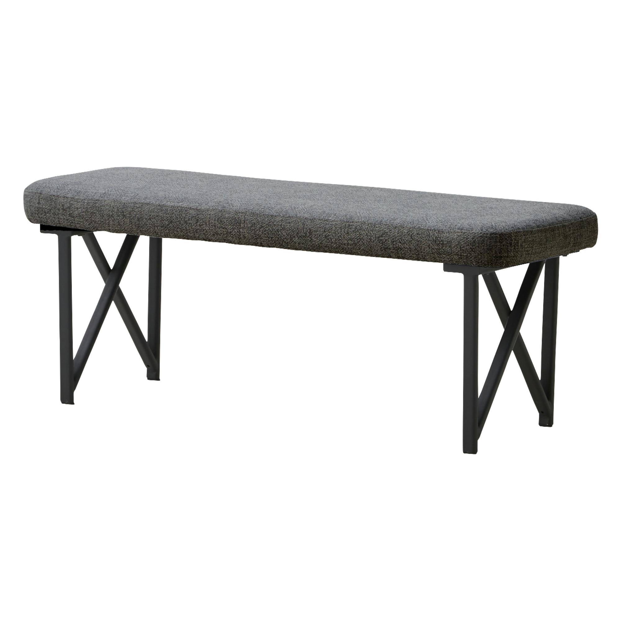 to meet ダイニングベンチ ゼニス ダークグレー ダイニング 食卓 団らん 469993【別送品】