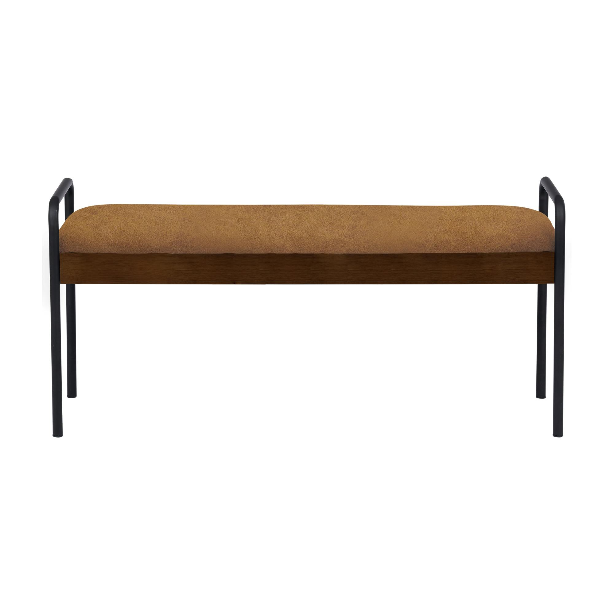 to meet ダイニングベンチ リグレード ナチュラルフレーム レザーファブリック キャメル ダイニング 食卓 団らん 470429【別送品】