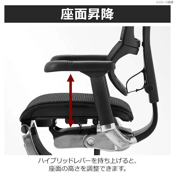 オフィスチェア Ergohuman ブルー ゲーミングチェア デスクチェア 書斎椅子 FIT2-LPL-5D-DR-GF-BL 507951【別送品】