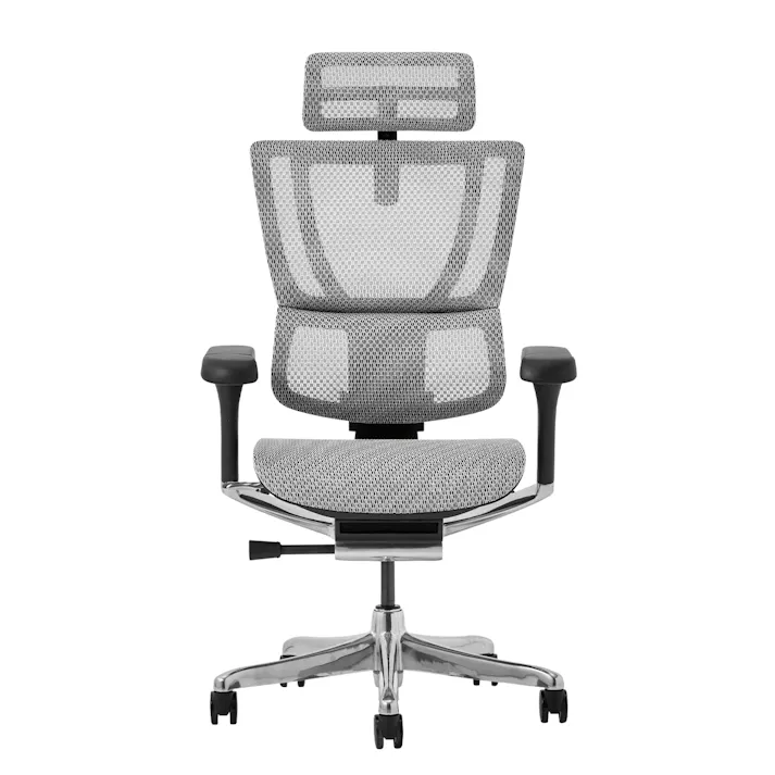 オフィスチェア Ergohuman ホワイト ゲーミングチェア デスクチェア 書斎椅子 FIT2-HAM-5D-DR-BF-WH 507954【別送品】