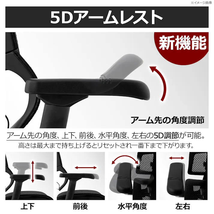 オフィスチェア Ergohuman ホワイト ゲーミングチェア デスクチェア 書斎椅子 FIT2-HAM-5D-DR-BF-WH 507954【別送品】