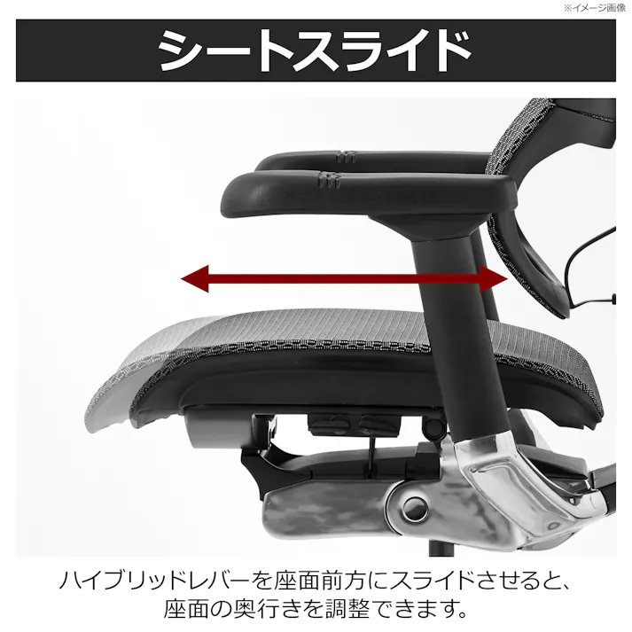 オフィスチェア Ergohuman ホワイト ゲーミングチェア デスクチェア 書斎椅子 FIT2-HAM-5D-DR-BF-WH 507954【別送品】