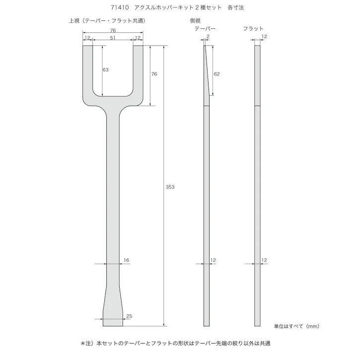レックス アクスルホッパーキット 2種 セット 71410 工具 整備 ドライブシャフト 脱着 CZ00482【別送品】