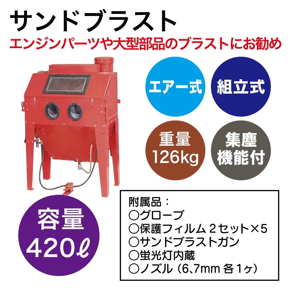 BIGRED サンドブラスト (420L) TRG4222-W 工具 板金塗装 整備