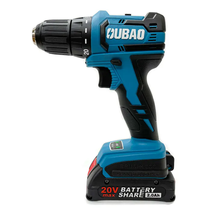 OUBAO 充電式ドライバードリル OB802D-2AH 工具 整備 コードレス 電動ドライバー 最大トルク40N・m CZ00974【別送品】