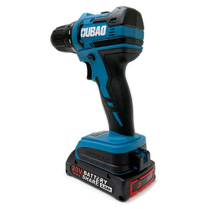 OUBAO 充電式ドライバードリル OB802D-2AH 工具 整備 コードレス 電動ドライバー 最大トルク40N・m CZ00974【別送品】