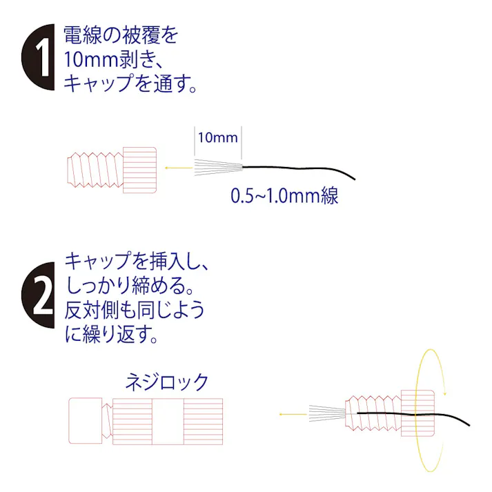 キラメック ネジロック (10個入) NL-10 工具 整備 端子 配線 電装 CZ01754【別送品】