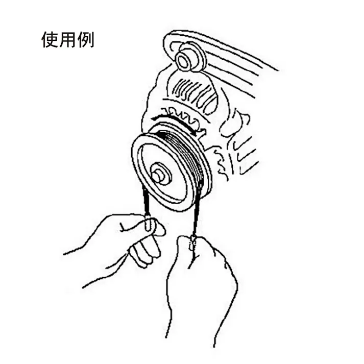SUN TOOL プーリーブラシ ST-620-PB4 自動車整備 工具 エンジン CZ02047【別送品】