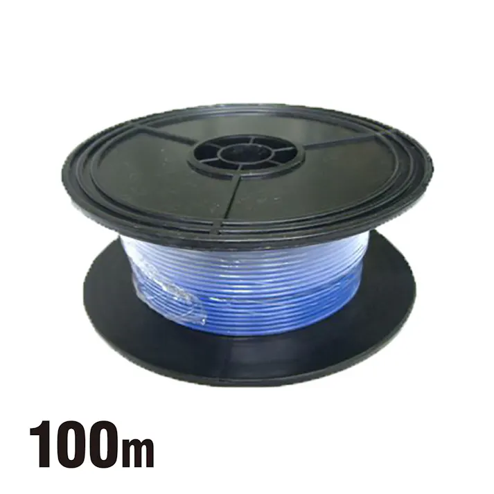 田中電線 配線コードAV0.85sq100m青 HC085-100L-3 CZ02807 (CDC)【別送品】