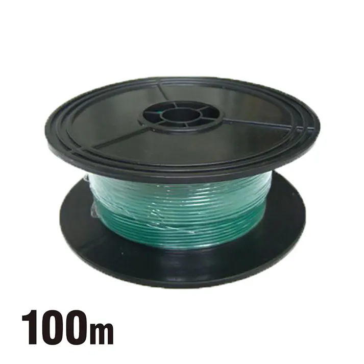 田中電線 配線コード AV0.85sq 100m 緑 HC085-100L-4 自動車整備 ケーブル 配線 電装 CZ02808【別送品】