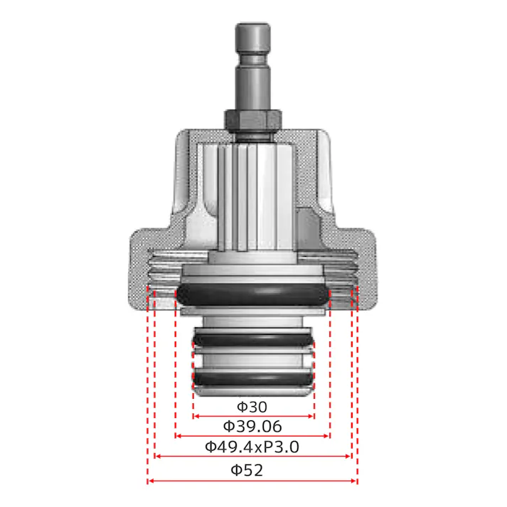 レックス ラジエターリーク & キャップテスター用 アダプター (No.17) RT06-1017A-17 自動車整備 工具 ラジエーター クーラント CZ03820【別送品】