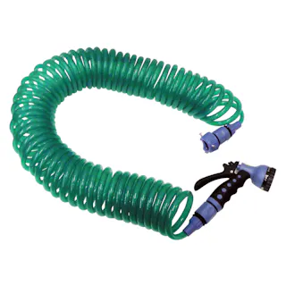 レックス 15m コイルホース セット YM95022 洗車 ホース コイルホース CZ04089【別送品】