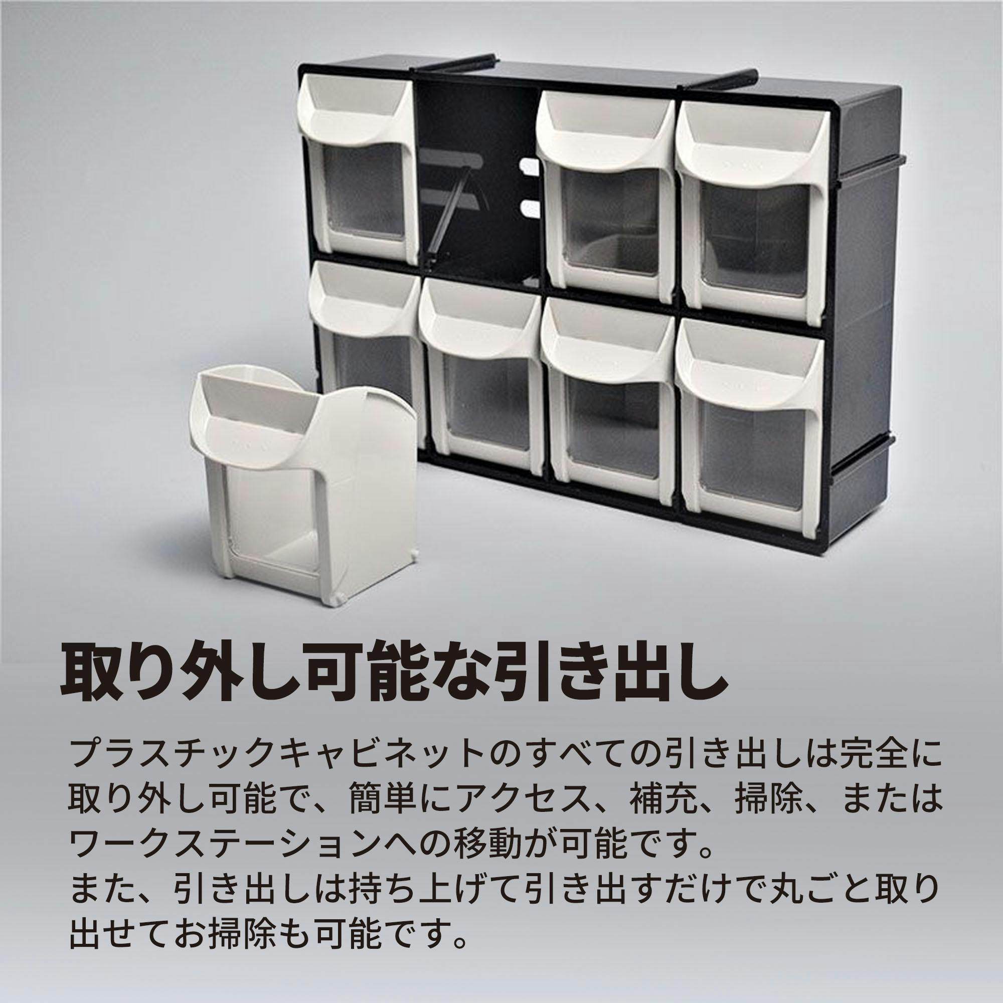SHUTER パーツキャビネットFO-308 (2 セット) FO-308-2 キャビネット