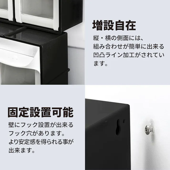 SHUTER パーツキャビネットFO-308 (12 セット) FO-308-12 キャビネット 整理棚 収納 部品 壁掛け livinbox CZ00195【別送品】