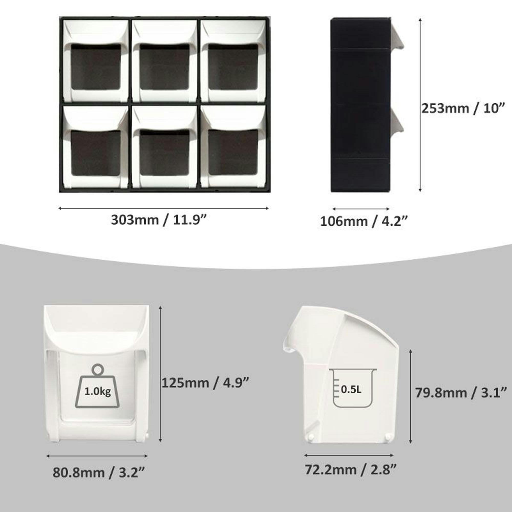 SHUTER パーツキャビネットFO-306 (2 セット) FO-306-2 キャビネット