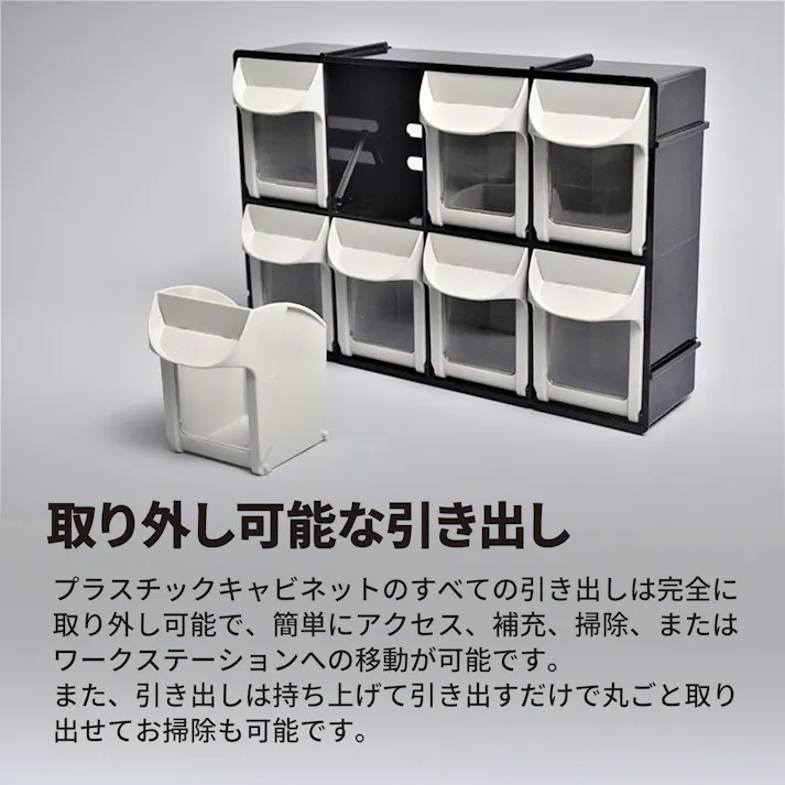 SHUTER パーツキャビネットFO-605 (4 セット) FO-605-4 キャビネット 整理棚 収納 部品 壁掛け livinbox CZ00200【別送品】
