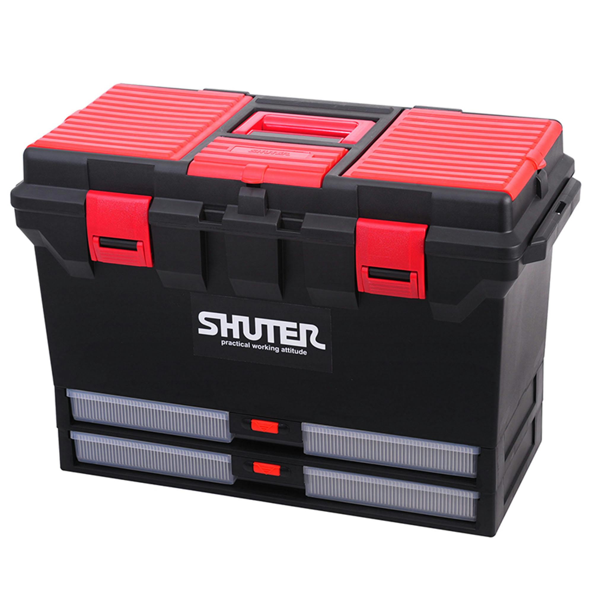 SHUTER 二段式工具箱 TB-802 CZ00221【別送品】 | 作業工具・作業用品 