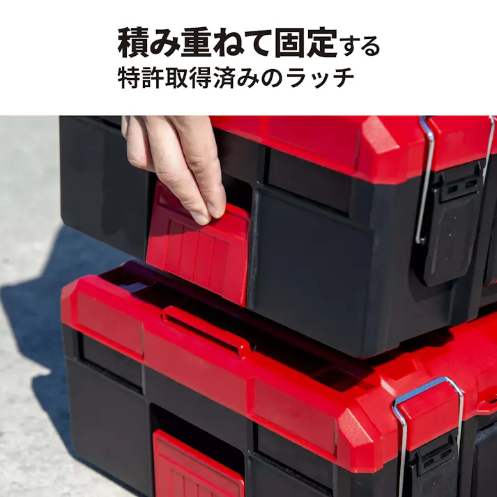 SHUTER ツールボックス 3個 セット TB-1-3 工具箱 プラスチック 収納 livinbox CZ00236【別送品】