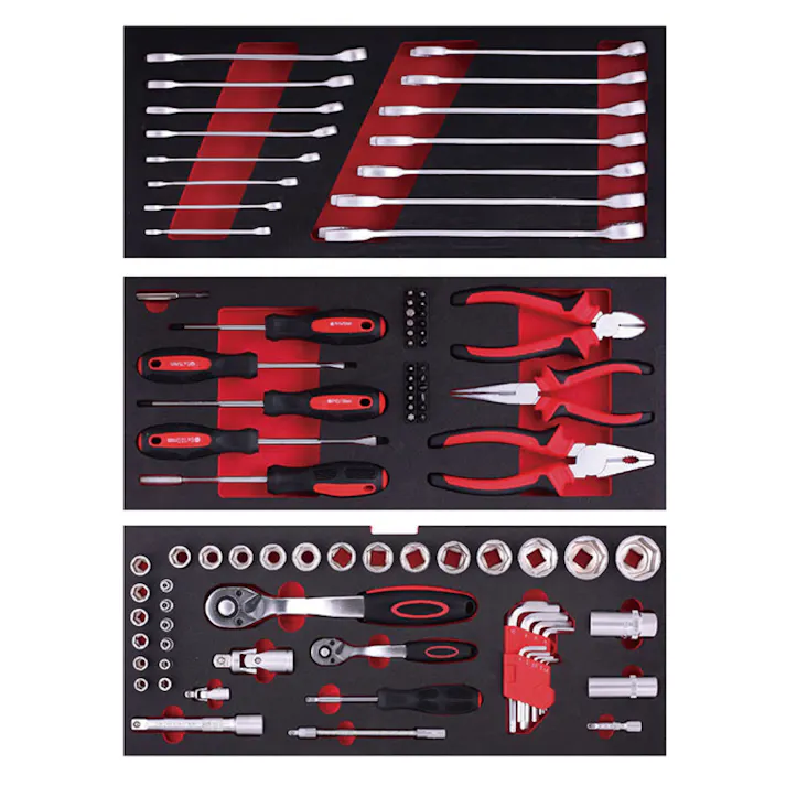 BIGRED 工具セット (92点) TRGW00092 ツールセット 引き出し 工具 整備 CZ00244【別送品】