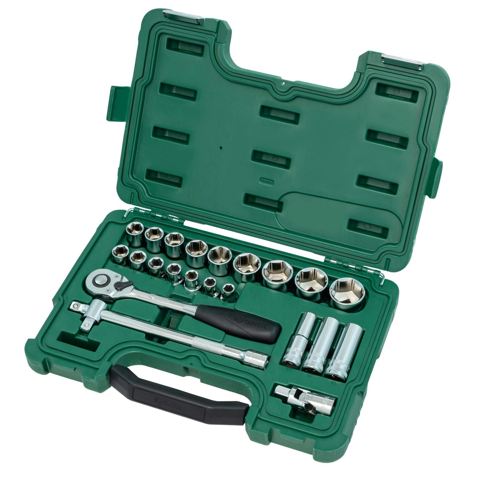 SATA 23pcs1/2(12.7mm)DR.ソケットセット SC09005 CZ00265 (CDC) レンチ SATA 23pcs1/2(12.7mm)DR.ソケットセット SC09005 CZ00265 (CDC) レンチ