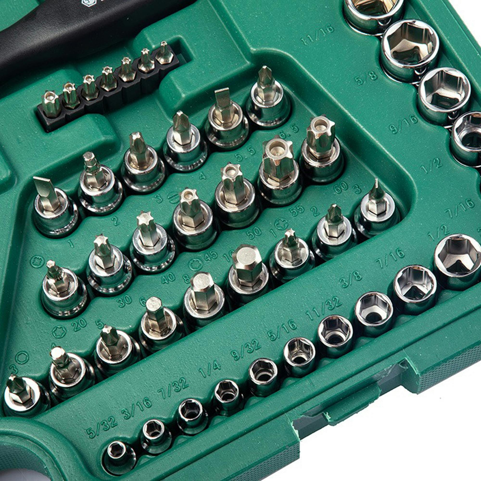 SATA 1/4 & 3/8 & 1/2DR.ソケット セット150点 RS-09510 ソケット