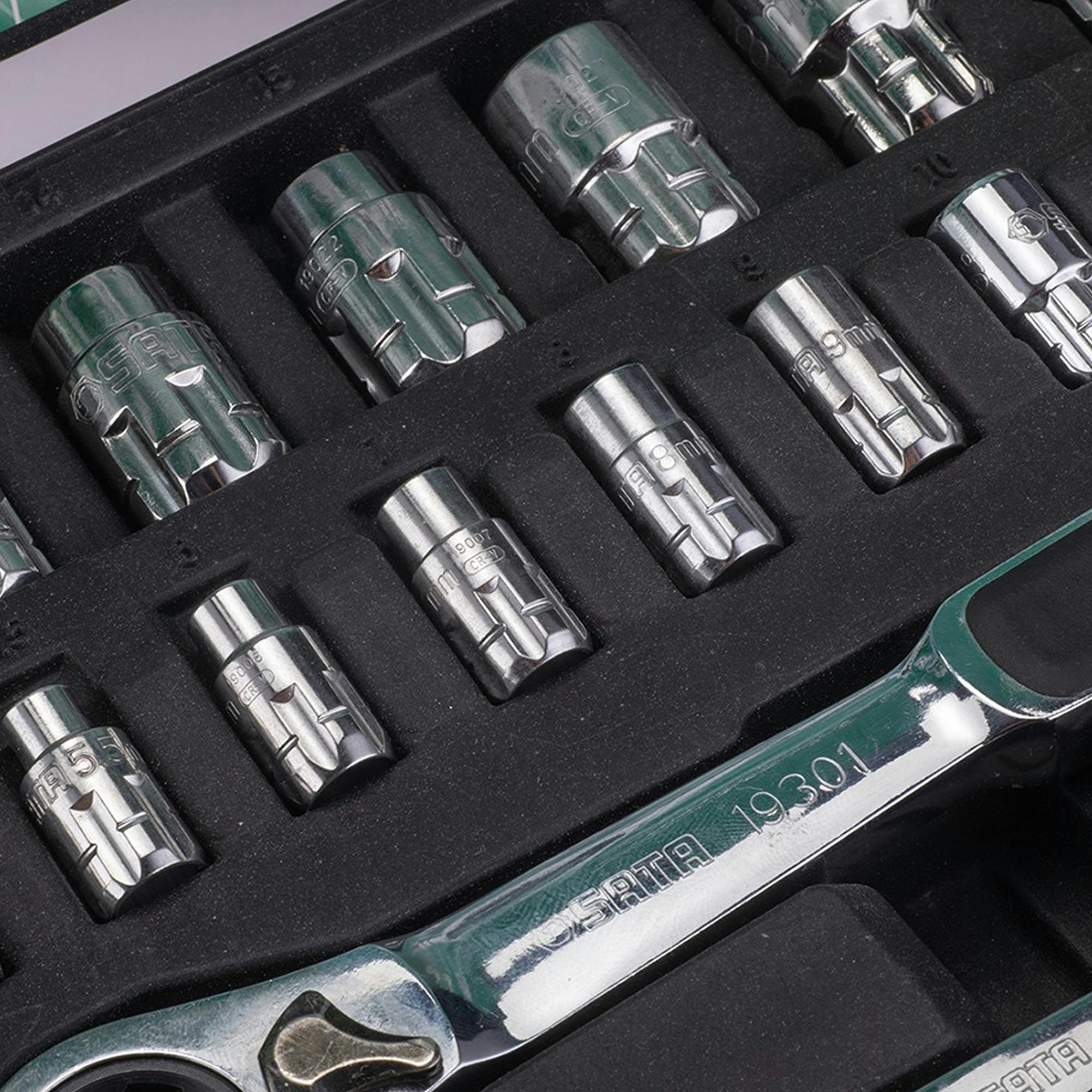SATA 工具　ハンドツール　ソケットセット SATA Multifunctional Socket Wrench Set Metric Impact Sockets