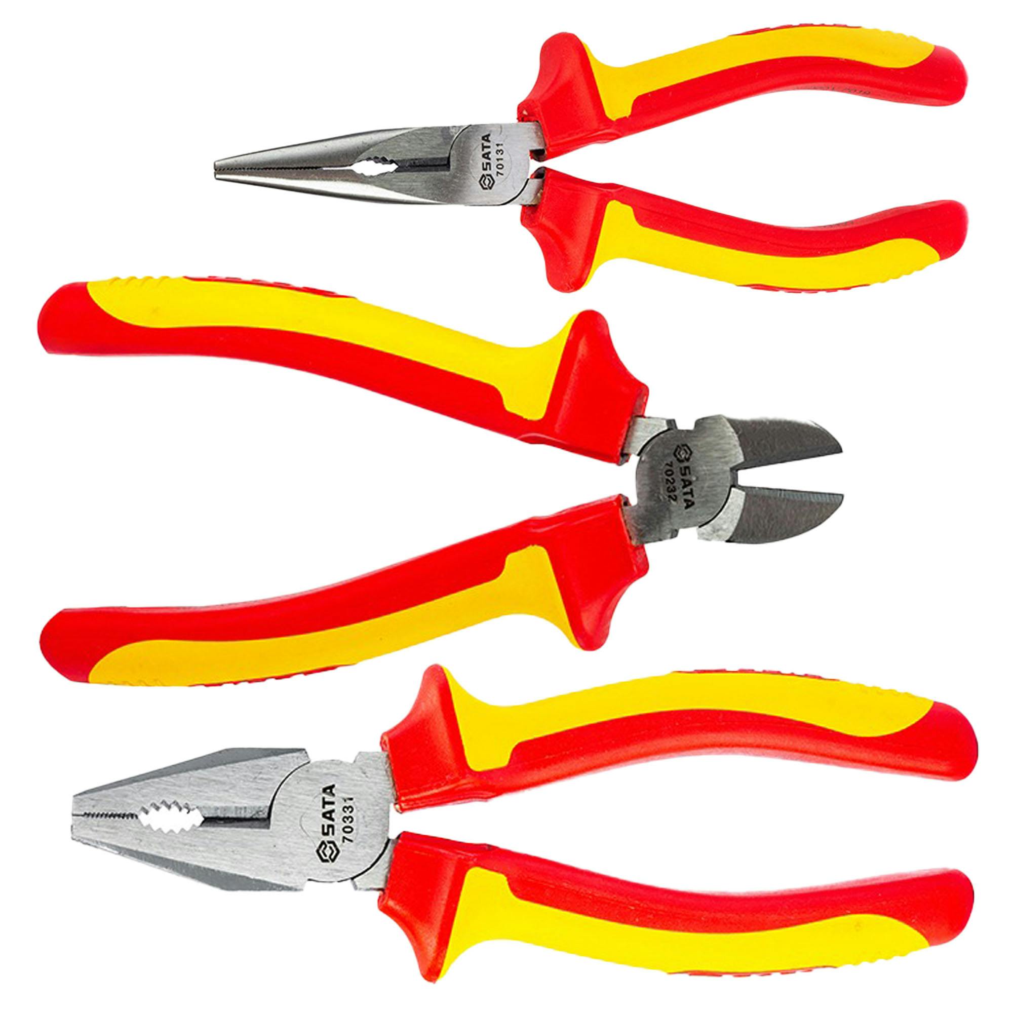 SATA VDE絶縁プライヤー3pcs RS-09261 CZ00317 (CDC) プライヤー SATA VDE絶縁プライヤー3pcs RS-09261 CZ00317 (CDC) プライヤー