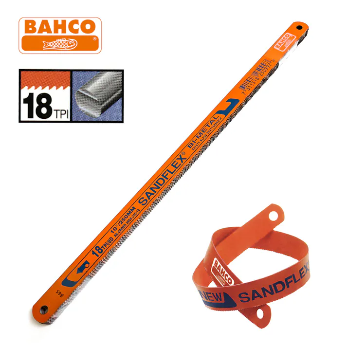 BAHCO ハンドソー替刃バイメタル18山 (100枚) 3906-250-18-100 工具 整備 ハンドソー 替刃 CZ00871【別送品】