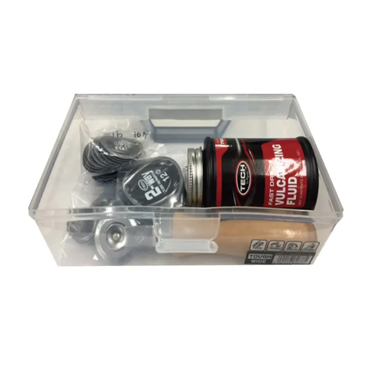 TECH チューブパッチ セット No312N 工具 整備 タイヤ 修理 CZ01181【別送品】