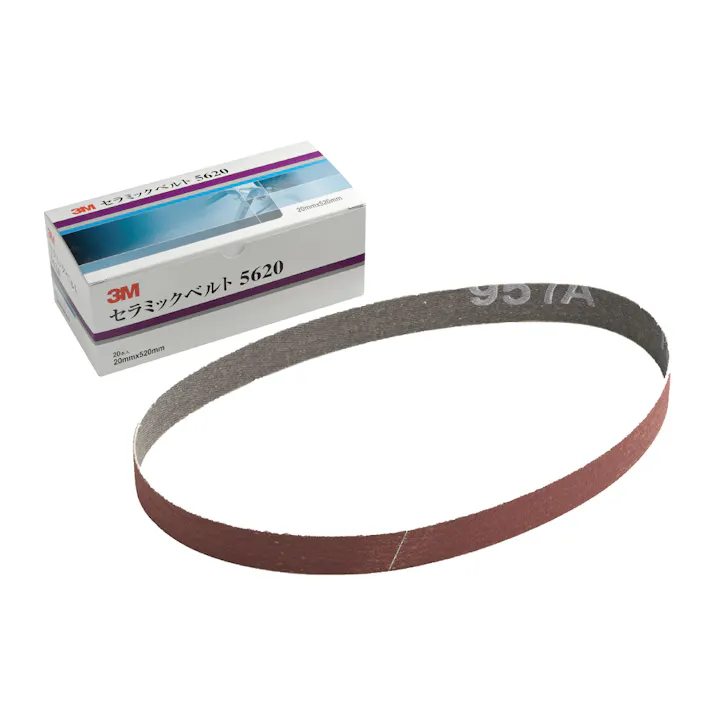 3M セラミックベルト 20mm 120番 5本 5620-120-5 工具 整備 ベルトサンダー CZ01621【別送品】