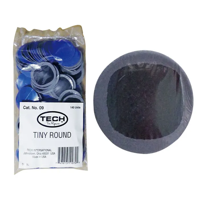 TECH チューブパッチ 25mm 35枚袋入 No9-35 工具 整備 タイヤ 修理 CZ01797【別送品】