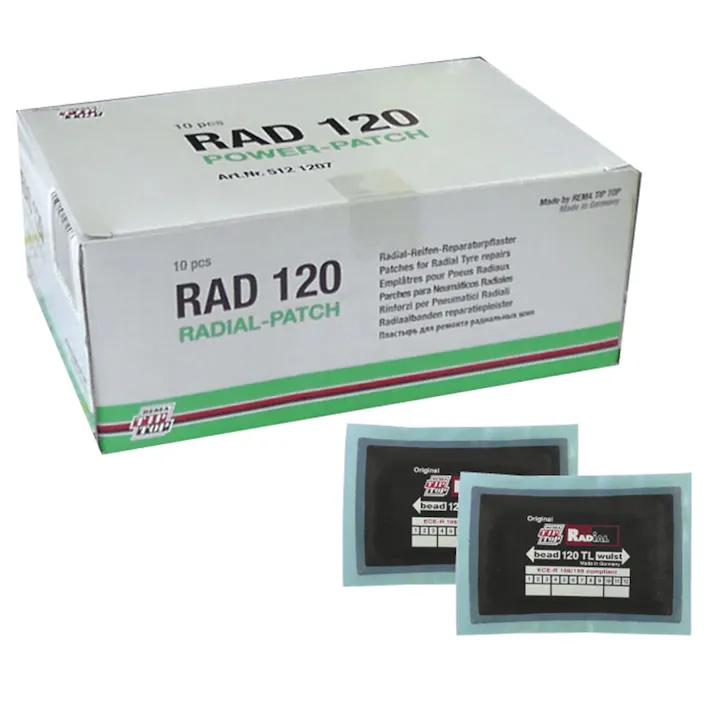 REMA TIPTOP ラジアルパッチ 5枚袋入 RAD120-5 工具 整備 タイヤ 修理 CZ01816【別送品】