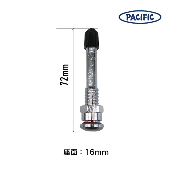 太平洋工業 PACIFIC ISO 規格対応TB用 エアバルブパシフィック PVR-209ST 自動車整備 工具 タイヤ交換 クランプインバルブ タイヤバルブ CZ01873【別送品】
