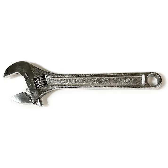 SATA モンキーレンチ8インチ(200mm) RS-47203 CZ01936 (CDC)【ネット注文限定・別送品】