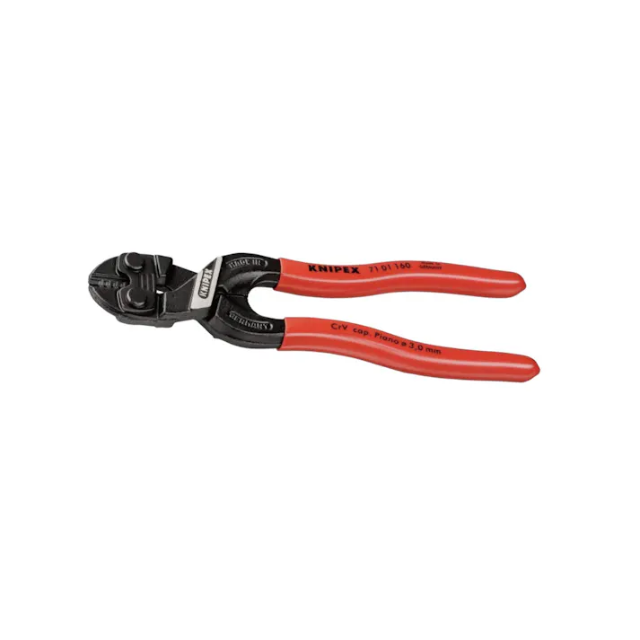 KNIPEX 小型クリッパー コボルト 160mm 7101-160SB 自動車整備 工具 コボルト ボルトカッター CZ02145【別送品】
