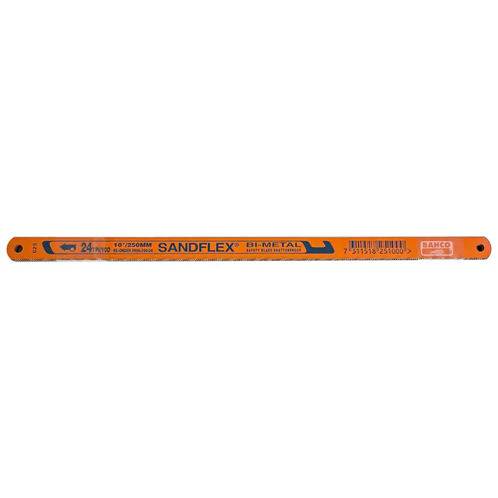 BAHCO ハンドソー 替刃 バイメタル24山 (10枚) 3906-250-24-10 自動車整備 工具 ハンドソー 替刃 CZ02486【別送品】