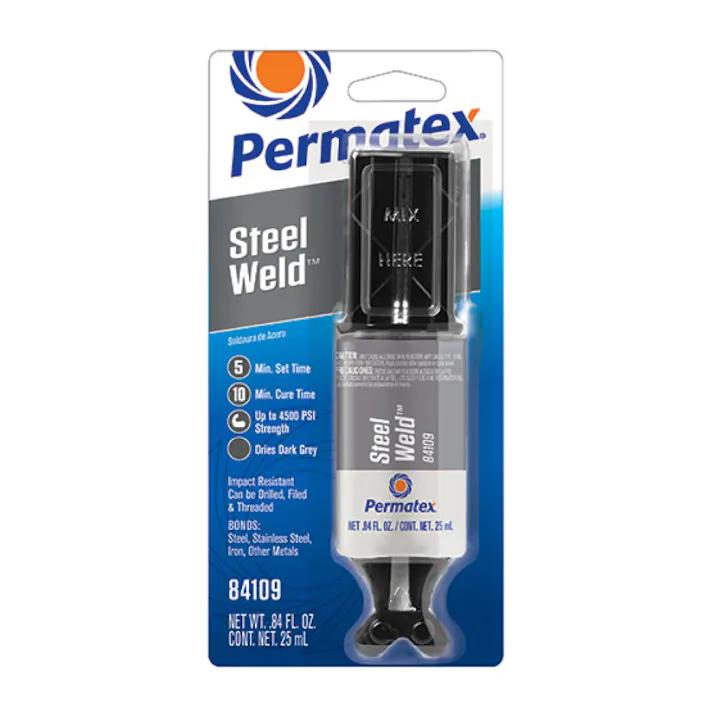 Permatex スチールウェルド (金属用 ) 25ml PTX84109 自動車整備 接着剤 工具 修理 補修 メンテナンス CZ03259【別送品】